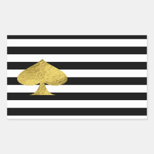 Guld omkullkastar överdängaren av rektangulärt klistermärke