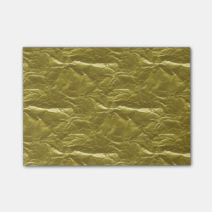 Guld omkullkastar post-it block