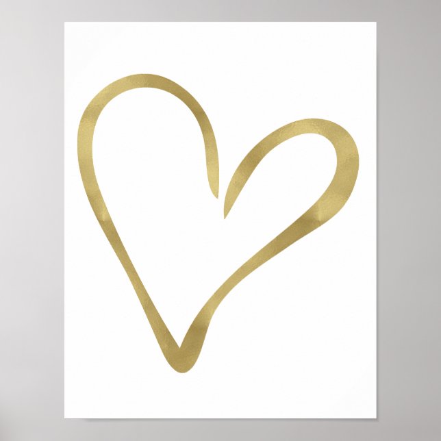 Guld Open Heart II Poster (Framsidan)