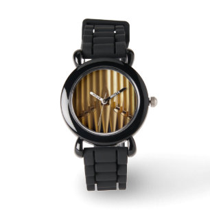 Guld- organrör armbandsur