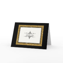 Guld Ornament Glitter Randig Klassisk Tack