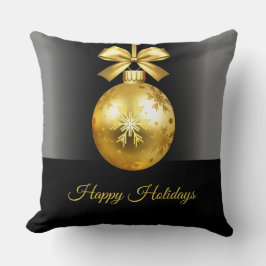 Guld Ornament Helgdag Dekorativ kudde