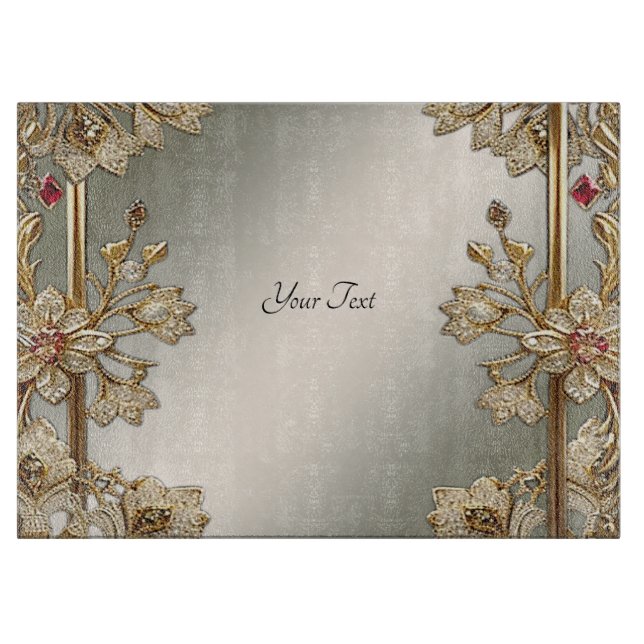 Guld Ornate Blommigt (Framsidan)