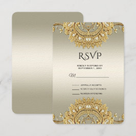 Guld Ornate OSA kort