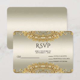 Guld Ornate OSA kort