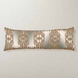 Guld Ornate Ram Body Pillow Kroppskudde
