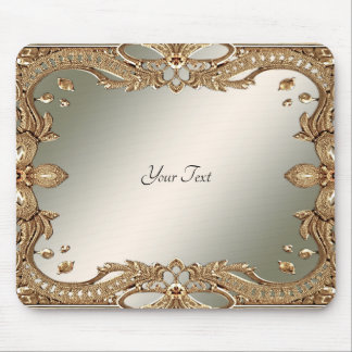 Guld Ornate Ram Mousepad Musmatta