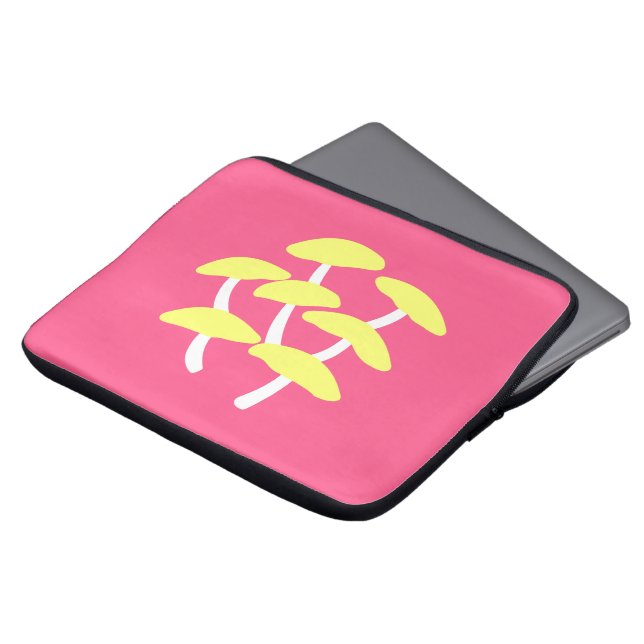 Guld ostronskalsdatorfodral laptop fodral (Framsida topp)