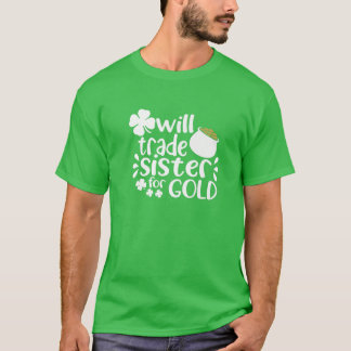 Guld på St Patric T Shirt