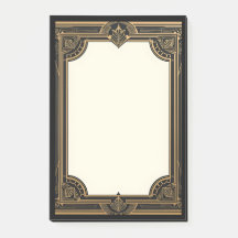 Guld på svart klassisk Art Deco