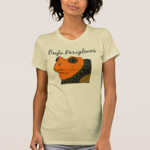 Guld- paddaminnesmärkeutslagsplats t-shirt