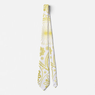 Guld paisley mönster slips
