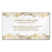 Guld Paisley Snöre White Damasks
