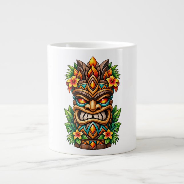Guld Palm Krona Tiki Specialmugg Jumbo Mugg (Framsidan)