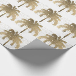 Guld- palmträd presentpapper