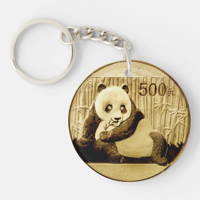 Guld Panda-mynt (Framsidan)
