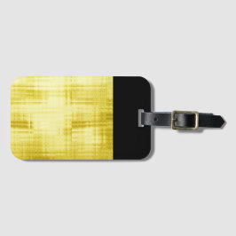 Guld Paneled Black Bagagebricka