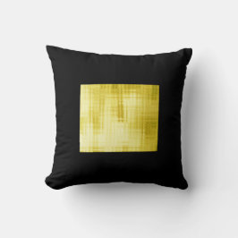 Guld-Paneled Black-II Kudde