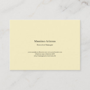 Guld Pärl Enkel Professionell Modern Minimalistisk Tilläggskort