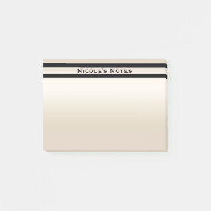 Guld Pärl Glimmer Glam Chic Modern Personlig Post-it Block