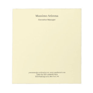 Guld Pärl Plain Professionell Modern Minimailst Anteckningsblock