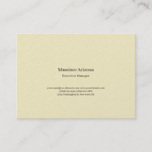 Guld Pärl Plain Professionell Modern Minimailst Visitkort