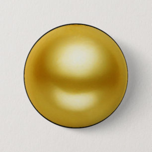 Guld- pärla knapp
