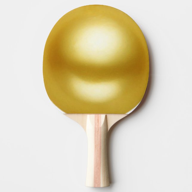 Guld- pärla pingisracket (Framsidan)