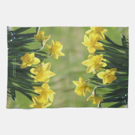 Guld- påskliljakök för kung Alfred Kökshandduk