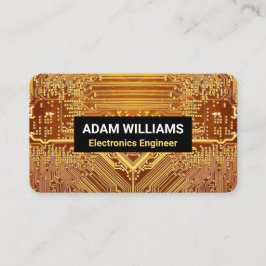 Guld PCB-kretskort (Electronics Ingenjör) Visitkort