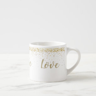 Guld Peitite Stars Kärlek Espresso Mugg Espressomugg