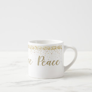 Guld Peitite Stars Peace Espresso Mugg Espressomugg