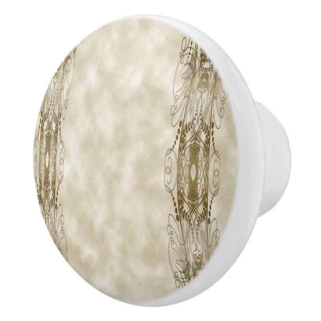 Guld- pelare knopp (Höger)