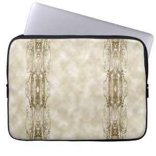 Guld- pelare laptop fodral