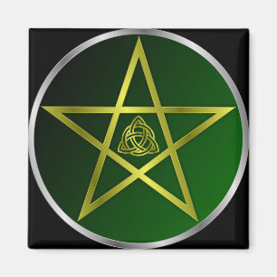 Guld pentacle magnet