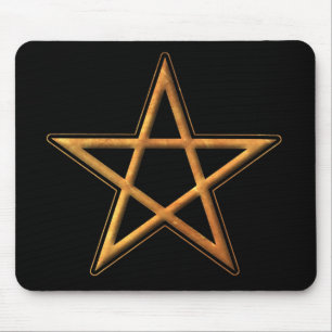 Guld- Pentagram - guld- PentagramPagansymbol Musmatta