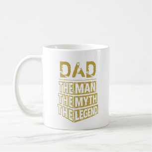 Guld Personlig Namn människan, myten om kullkastet Kaffemugg