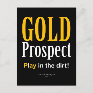 Guld-perspektiv Vykort
