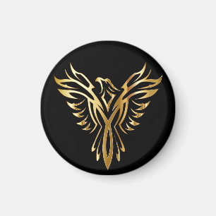 Guld- Phoenix Magnet