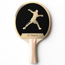Guld ping-pong spelare