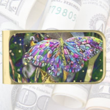 Guld pläterad fjäril