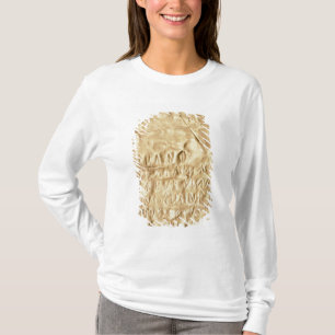 Guld pläterar med "den kort" Etruscan inskriften, T Shirt