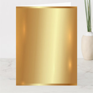 Guld-platta,gyllene,skuggning,,elegant,chic,elegan Kort