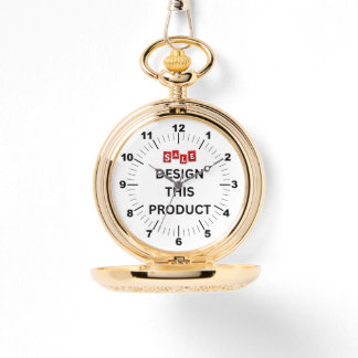 Guld Pocket Watch - Personlig Armbandsur