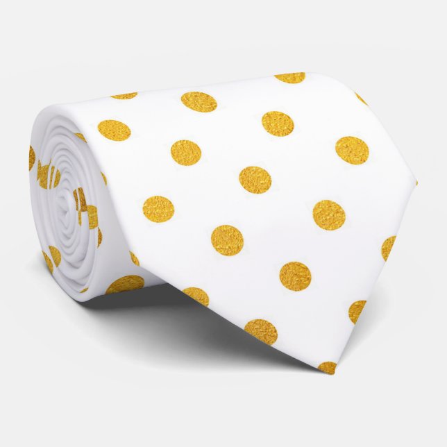 Guld Polka Dot Slips (Rullad)