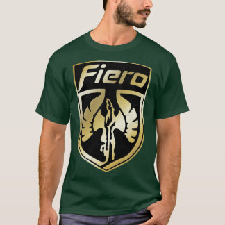 Guld Pontiac Fiero Logotyp T Shirt