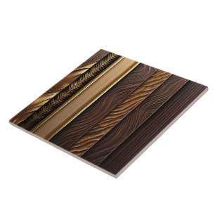Guld Popular Wood Art Lamperia Collection Kakelplatta