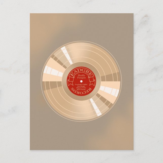 Guld-post Vykort (Framsida)