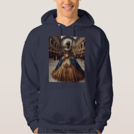 Guld Princess Steampunk Victorian Industrial Hoodie
