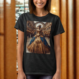 Guld Princess Steampunk Victorian Industrial T Shirt